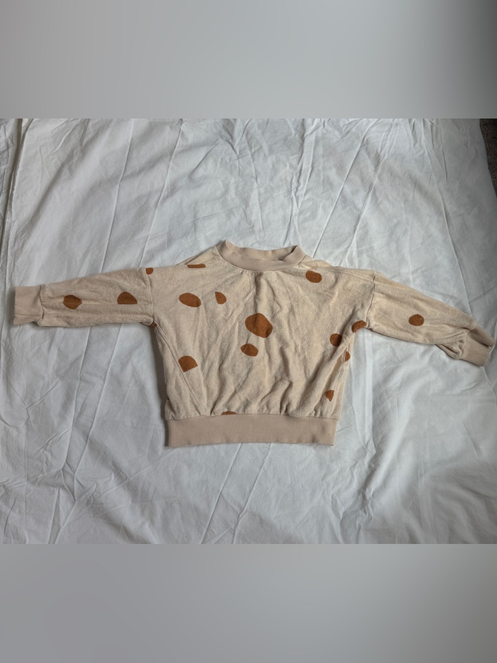 Oversized organic cotton sweater 3T